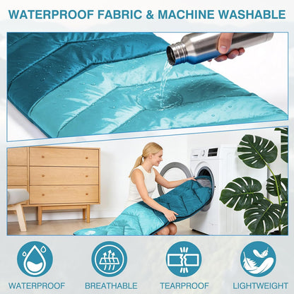 Sleeping Bags for Adults & Kids, Warm & Cool Weather, Lightweight Waterproof with Compression Bag, 3-4 Season for Camping, Hiking, Indoor & Outdoor Activities