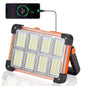 YXQUA 120W Solar Rechargeable Work Light, 144 LED 10000LM, IP65
