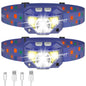 LHKNL Headlamp Flashlight, Lumen Bright Head Lamps LED Rechargeable Camping