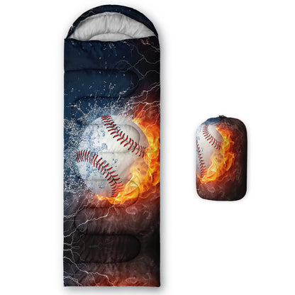 QOOMO Axolotl Cute Camping Sleeping Bags,3 Season Warm & Cool Weather,Lightweight,Waterproof Sleeping Bags for Adults & Kids,Traveling,and Outdoors