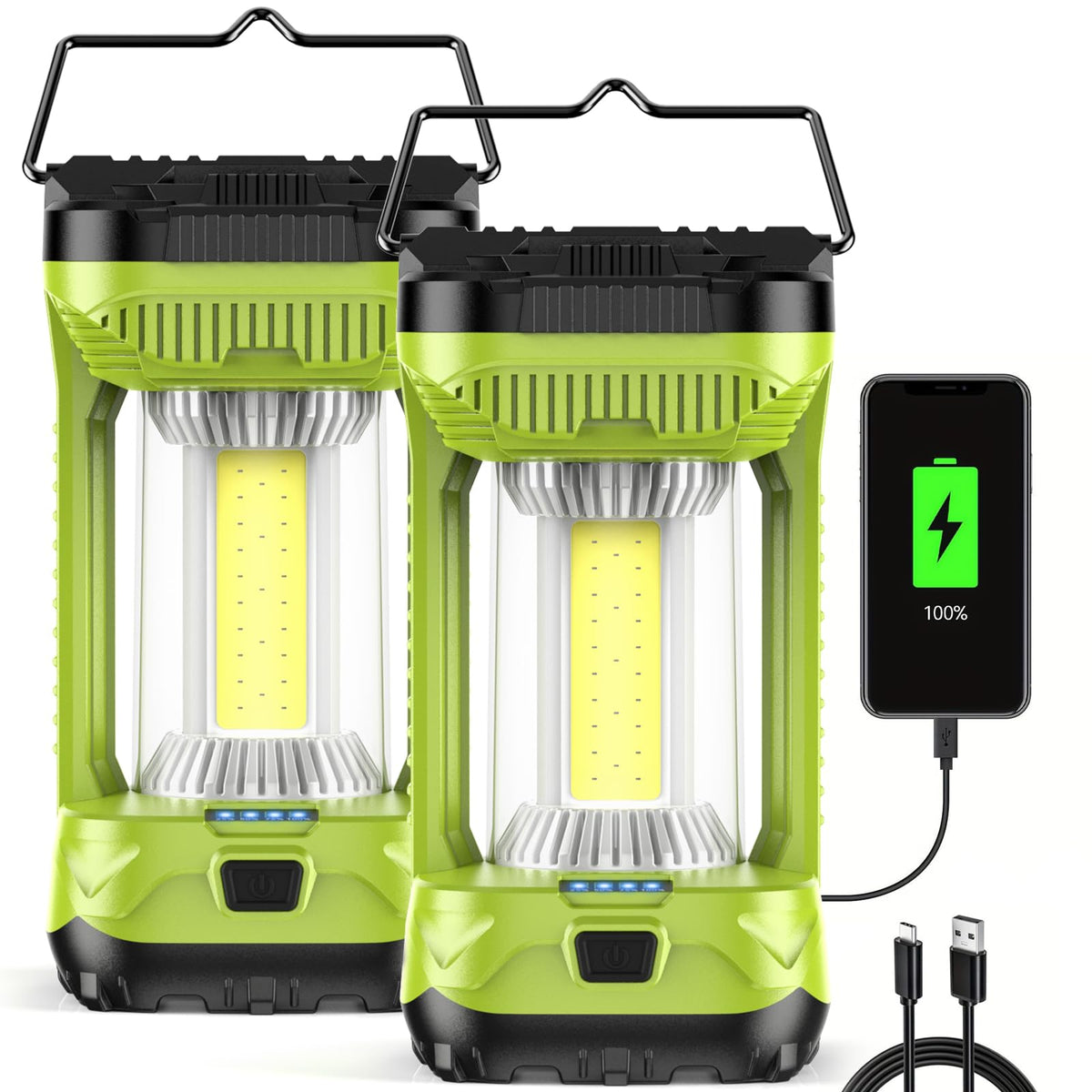 AlpsWolf Rechargeable Camping Lantern, 4000LM Emergency Camping Tent Light