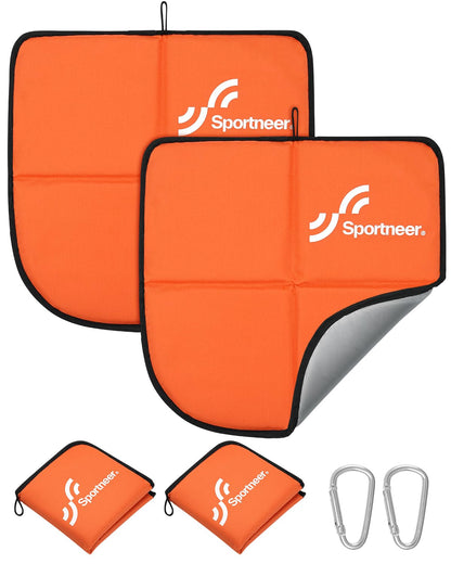 Sportneer Sitting Pad, Lightweight Waterproof Folding Seat Pad for Backpacking, 15.75'' x 15.75'' Portable Camping Seat Mat for Hiking, Picnics & Outdoor Use