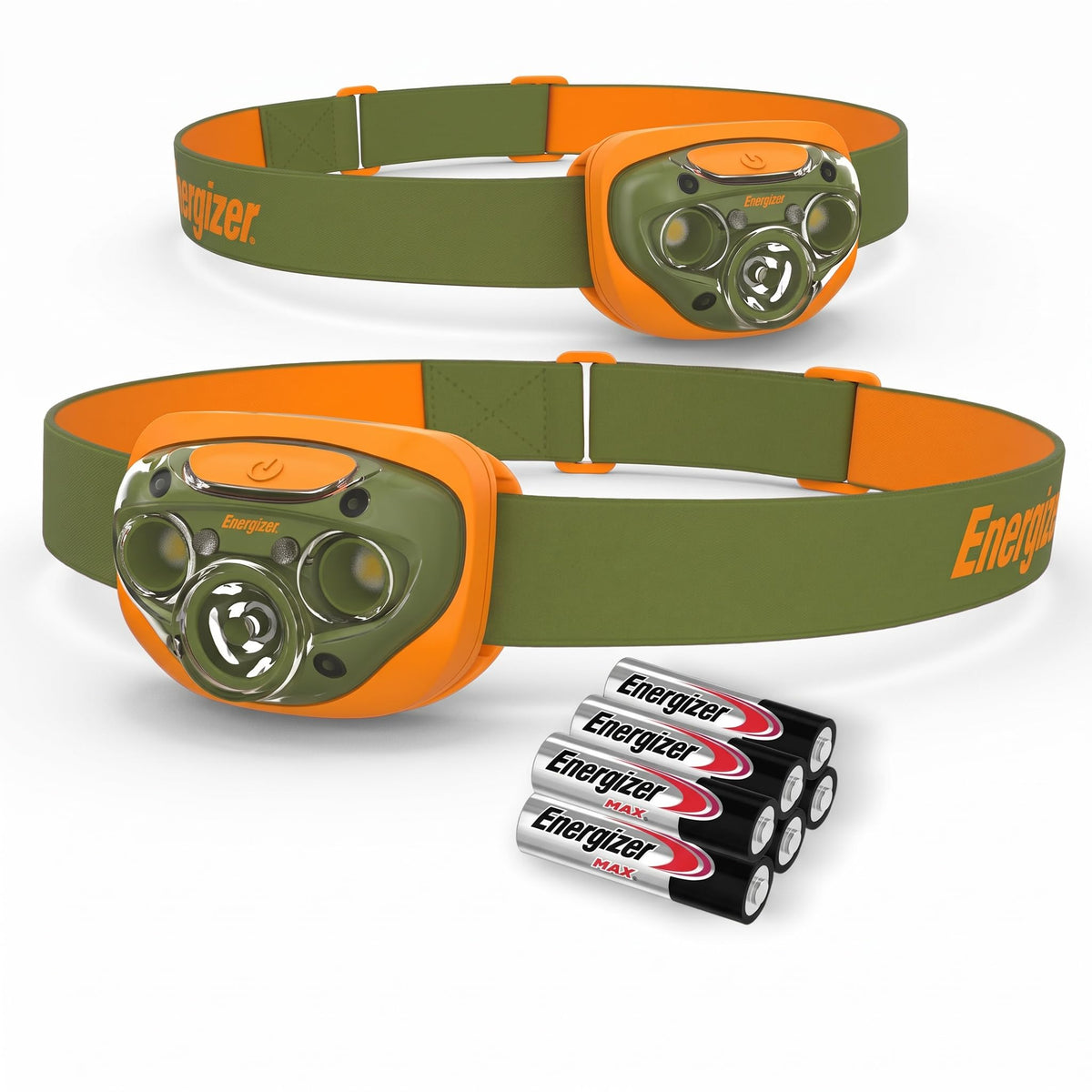 Energizer LED Headlamp PRO (2-Pack), IPX4 Water Resistant Head Light