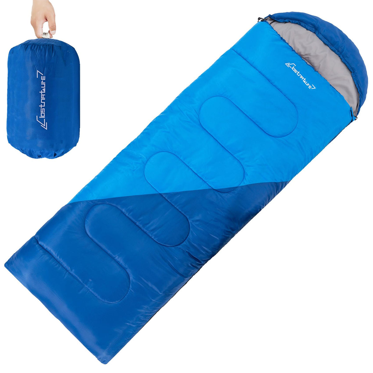 Clostnature Lightweight Camping Sleeping Bag for Adults and Kids(3/4.2LB)