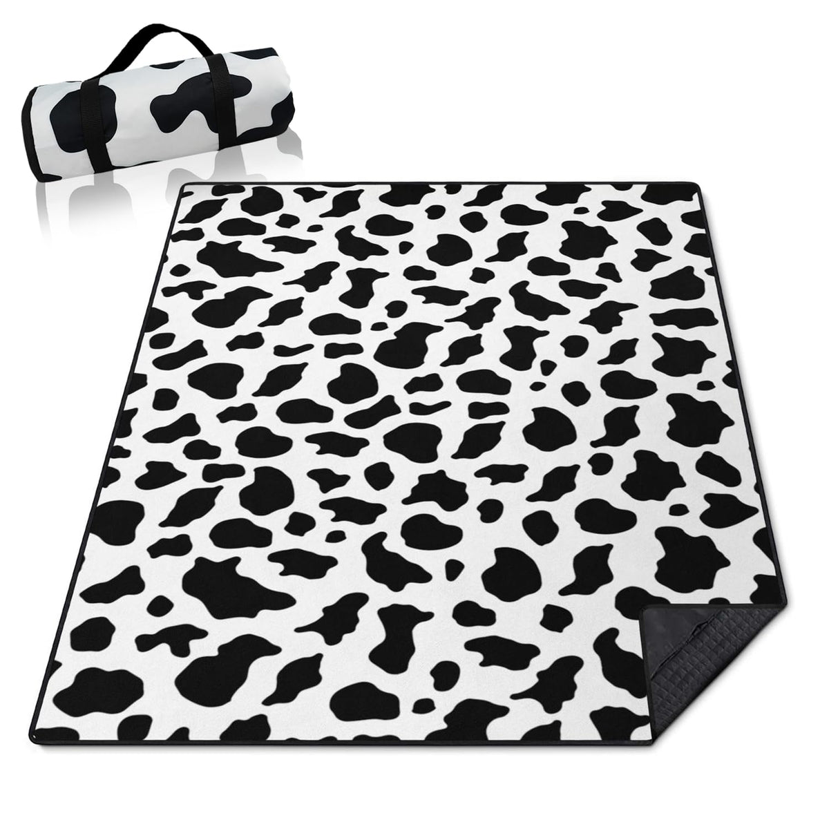 Mushroom Picnic Blankets Waterproof Foldable,60’‘x80'' Portable Dual Layers Outdoor Travel Camping Backpacking Hiking Beach Blanket Mat for Grass Padded Lawn Park Beach,Picnic Accessories