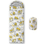 QOOMO Axolotl Cute Camping Sleeping Bags,3 Season Warm & Cool Weather,Lightweight,Waterproof Sleeping Bags for Adults & Kids,Traveling,and Outdoors