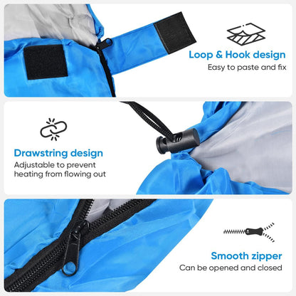 OBTANIM Sleeping Bags Portable Waterproof Camping Sleeping Bag for Adults Kids 4 Seasons Cold Weather or Warm Backpacking Hiking Travel Indoor Outdoor Use
