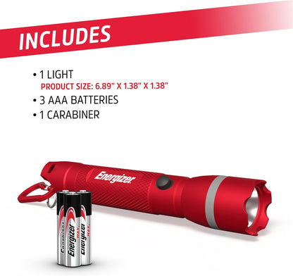 Energizer R-300 LED Flashlight Emergency Safety Light, Bright IPX4 Water Resistant Flash Light, Durable Emergency Light for Hurricane Preparedness, Batteries Included