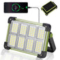 YXQUA 120W Solar Rechargeable Work Light, 144 LED 10000LM, IP65