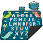 Extra Large Picnic Blanket Waterproof,80"x 80"Foldable Machine Washable Beach Blankets,Outdoor Blanket for 6-8 Adults,Picnic Mat Suitable for Indoor Crawling,Park Beach,Camping,Hiking,Travel( Blue)