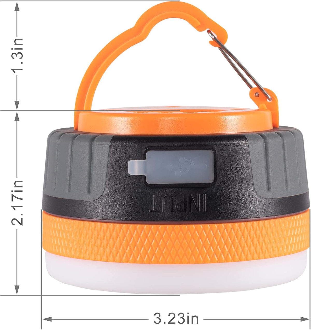 LIT-PaTH LED Camping Lighting Fixture, Rechargeable Portable, Magnetic