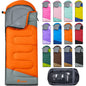 PTEROMY Sleeping Bags for Adults, Lightweight and Machine Washable, Water Resistant Backpacking Camping Sleeping Bag for Warm Cold Weather, Camping Essentials for Hiking Travel