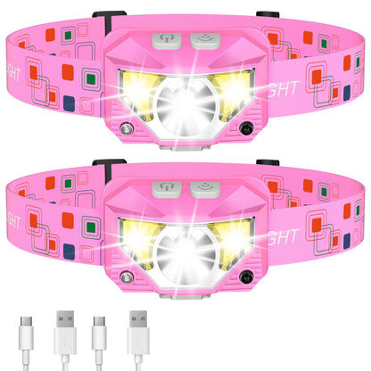 LHKNL Headlamp Flashlight, Lumen Bright Head Lamps LED Rechargeable Camping