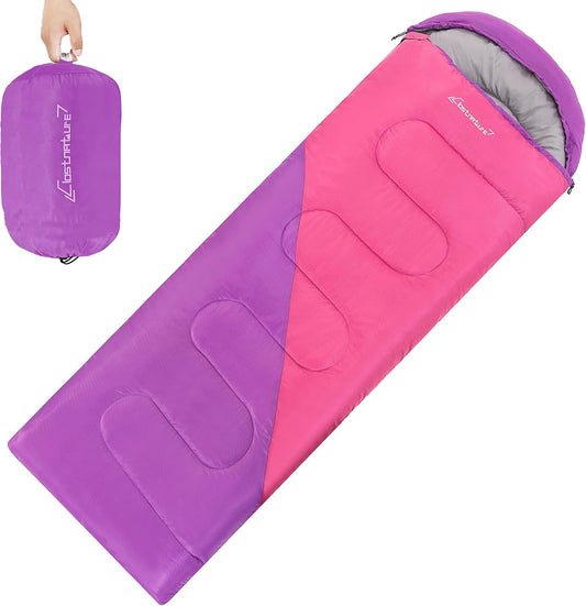 Clostnature Lightweight Camping Sleeping Bag for Adults and Kids(3/4.2Lb)