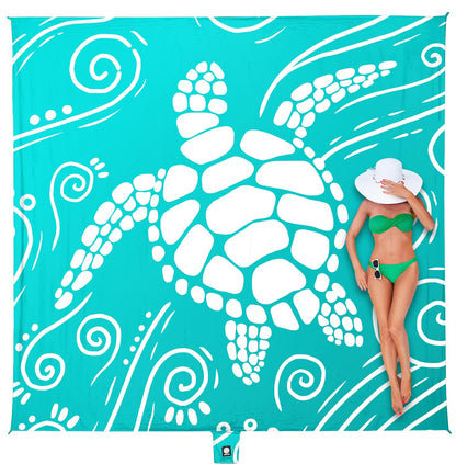 WEKAPO Beach Blanket Waterproof Sandproof Oversized Extra Large Sand Free