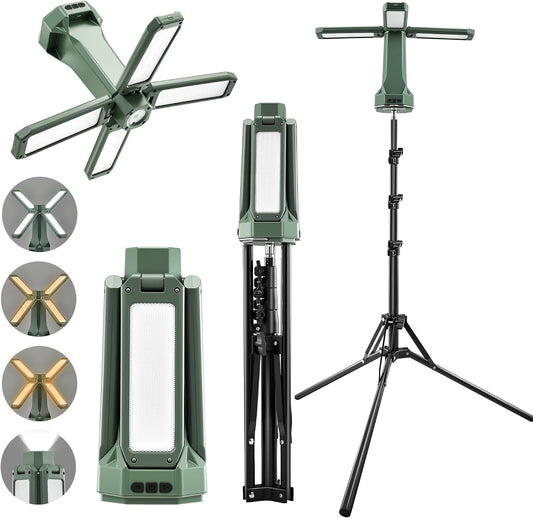 SakerNeo 20000mAh Rechargeable Camping Light with Stand,Portable Work Light