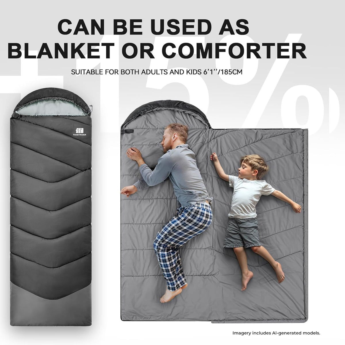 Sleeping Bags for Adults Kids 4 Season Camping Sleeping Bag Gear