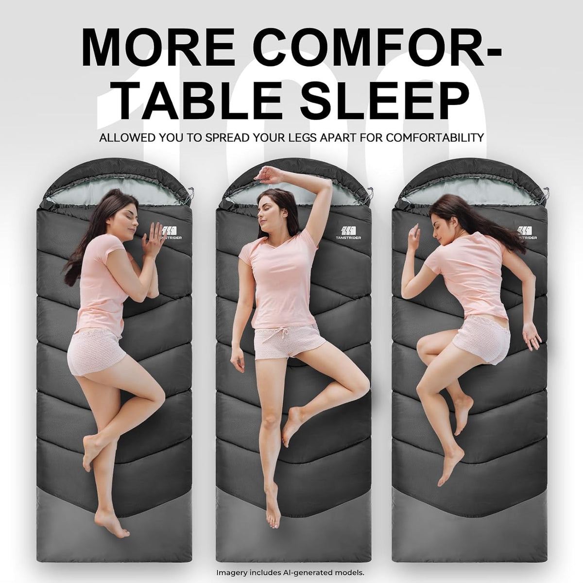 Sleeping Bags for Adults Kids 4 Season Camping Sleeping Bag Gear