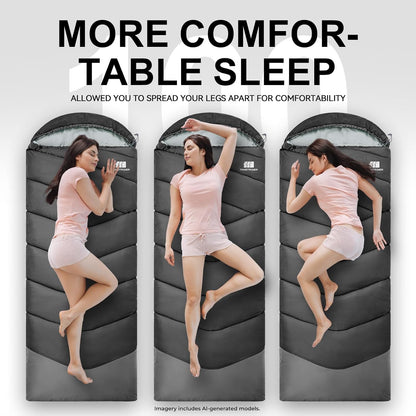 Sleeping Bags for Adults Kids 4 Season Camping Sleeping Bag Gear