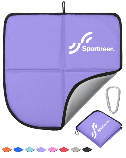 Sportneer Sitting Pad, Lightweight Waterproof Folding Seat Pad for Backpacking, 15.75'' x 15.75'' Portable Camping Seat Mat for Hiking, Picnics & Outdoor Use