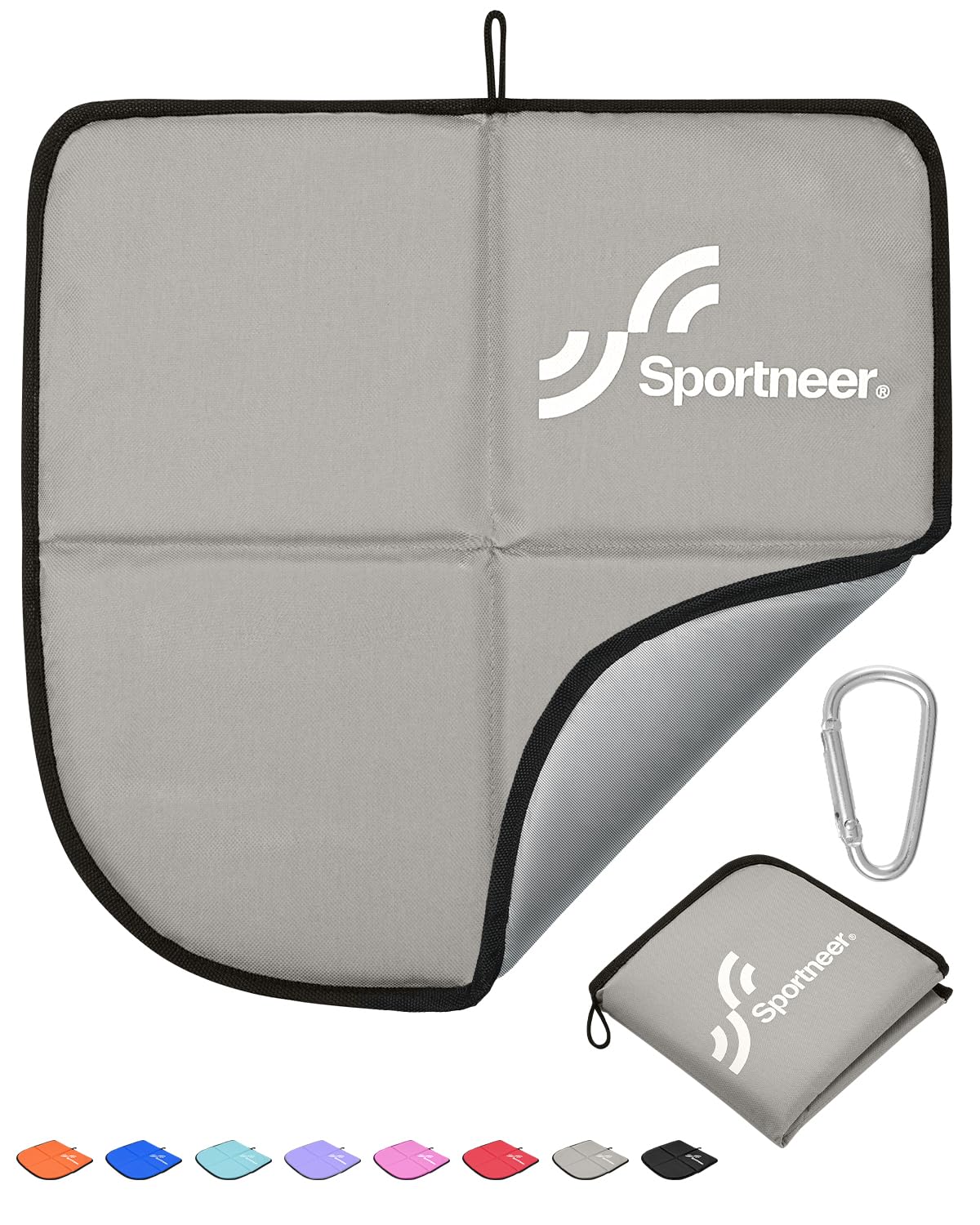 Sportneer Sitting Pad, Lightweight Waterproof Folding Seat Pad for Backpacking, 15.75'' x 15.75'' Portable Camping Seat Mat for Hiking, Picnics & Outdoor Use
