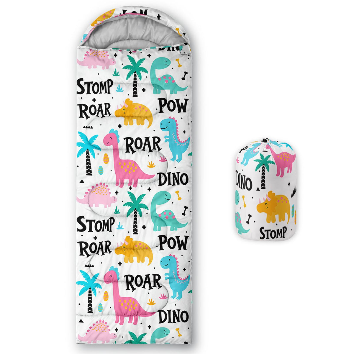Axolotl Unicorn Sleeping Bag for Kids Boys Girls–Lightweight Warm Cold Weather Sleeping Bags,Waterproof Portable Sleeping Bag with Compression Sack for Camping Backpacking Outdoor Indoor