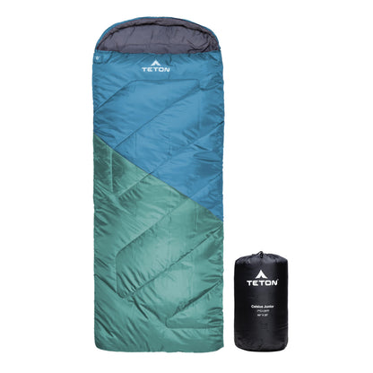 Teton Junior, 20 Degree and 0 Degree Sleeping Bags. Finally, Sleeping Bag for Boys, Girls, All Kids, Warm and Comfortable, for All Camping Weather and Built to Last