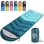 Sleeping Bags for Adults & Kids, Warm & Cool Weather, Lightweight Waterproof with Compression Bag, 3-4 Season for Camping, Hiking, Indoor & Outdoor Activities