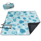 PY SUPER MODE Picnic Blankets Extra Large, Waterproof Foldable Outdoor Beach Blanket Oversized 83x79” Sandproof, 3-Layer Picnic Mat for Camping, Hiking, Travel, Park, Concerts(Orange Boho)