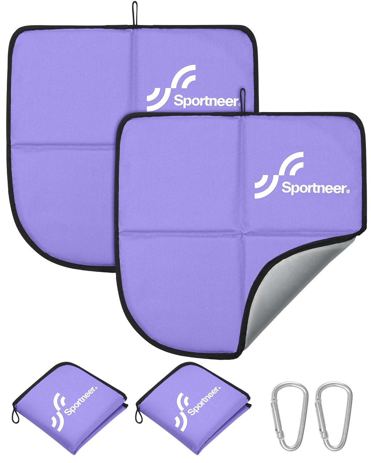 Sportneer Sitting Pad, Lightweight Waterproof Folding Seat Pad for Backpacking, 15.75'' x 15.75'' Portable Camping Seat Mat for Hiking, Picnics & Outdoor Use