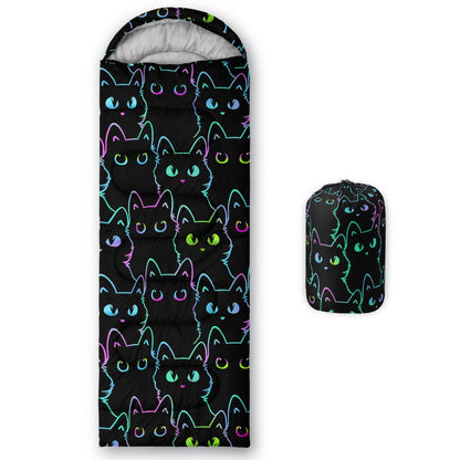 QOOMO Axolotl Cute Camping Sleeping Bags,3 Season Warm & Cool Weather,Lightweight,Waterproof Sleeping Bags for Adults & Kids,Traveling,and Outdoors