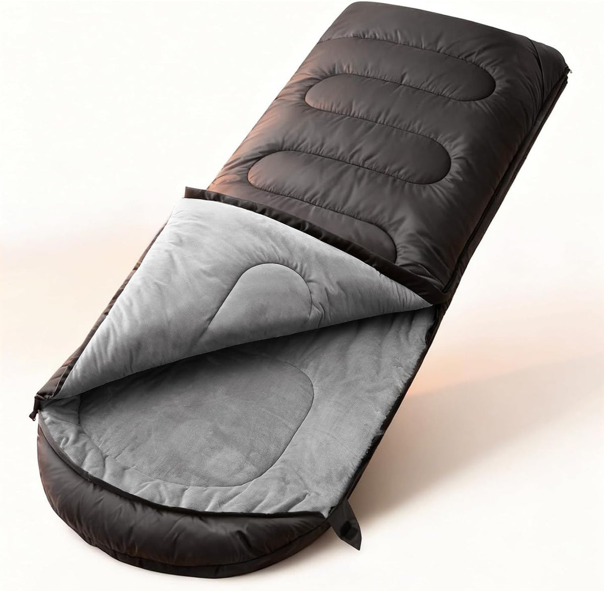 FARLAND Sleeping Bags for Adults Cold Weather & Camping, Fleece-Lined