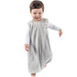 Woolino 4 Season Baby Sleep Bag with Feet Holes, Australian Merino Wool and Organic Cotton, Toddler Sleeping Bag, 18-36mo, Navy Blue