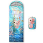 QOOMO Axolotl Cute Camping Sleeping Bags,3 Season Warm & Cool Weather,Lightweight,Waterproof Sleeping Bags for Adults & Kids,Traveling,and Outdoors