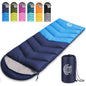 Sleeping Bags for Adults & Kids, Warm & Cool Weather, Lightweight Waterproof with Compression Bag, 3-4 Season for Camping, Hiking, Indoor & Outdoor Activities