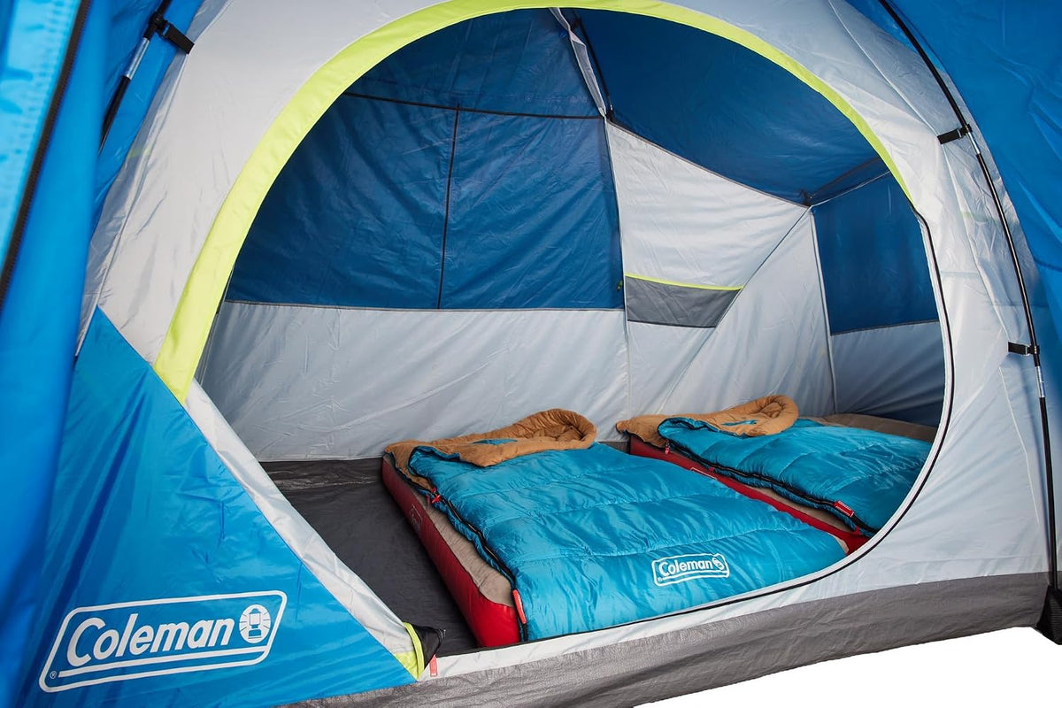 Coleman Brazos Sleeping Bag, Adult Cool Weather, 20°F, No-Snag Zipper