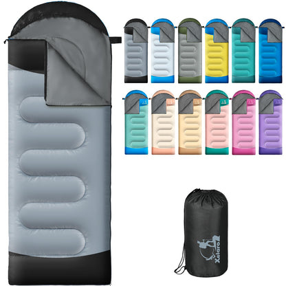 Sleeping Bags for Adults Kids - 3 Season Cold&Warm Weather Waterproof Camping Sleeping Bag - Lightweight Sleeping Bags for Camping Hiking Outdoor Travel