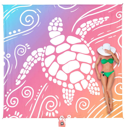 WEKAPO Beach Blanket Waterproof Sandproof Oversized Extra Large Sand Free