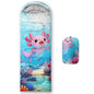 QOOMO Axolotl Cute Camping Sleeping Bags,3 Season Warm & Cool Weather,Lightweight,Waterproof Sleeping Bags for Adults & Kids,Traveling,and Outdoors