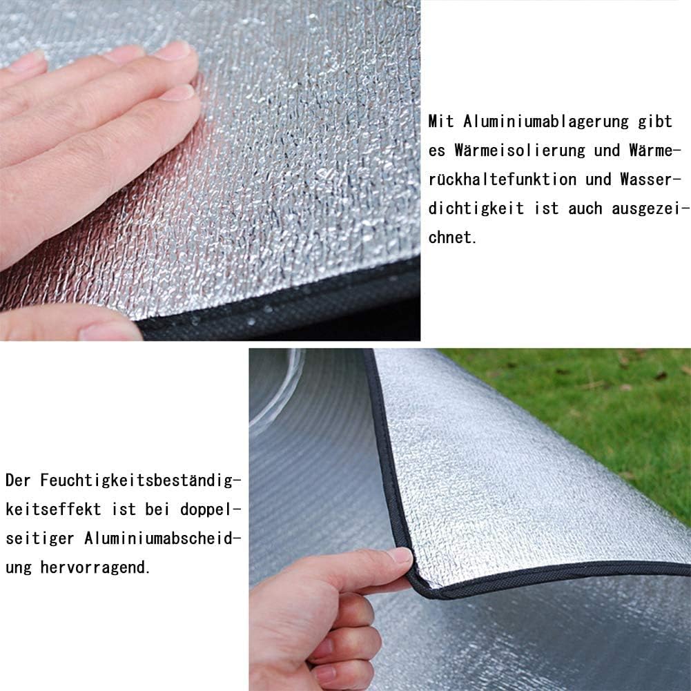 Foam Sleeping Mat, Aluminum Insulated Camping Pad for Tent Floor