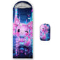 QOOMO Axolotl Cute Camping Sleeping Bags,3 Season Warm & Cool Weather,Lightweight,Waterproof Sleeping Bags for Adults & Kids,Traveling,and Outdoors
