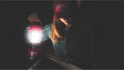 Coleman 400L LED Camping Lantern, Water-Resistant, Red