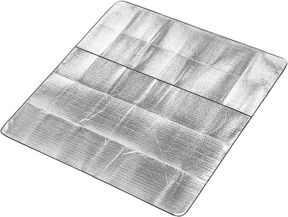 Naroote Large Lightweight Grime Proof Damp Proof Picnic Mat, Aluminium Tent Floor Blanket, Camping Pad, Ideal for Outdoor, Grass, Lawn, Park & Party