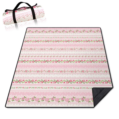 Mushroom Picnic Blankets Waterproof Foldable,60’‘x80'' Portable Dual Layers Outdoor Travel Camping Backpacking Hiking Beach Blanket Mat for Grass Padded Lawn Park Beach,Picnic Accessories