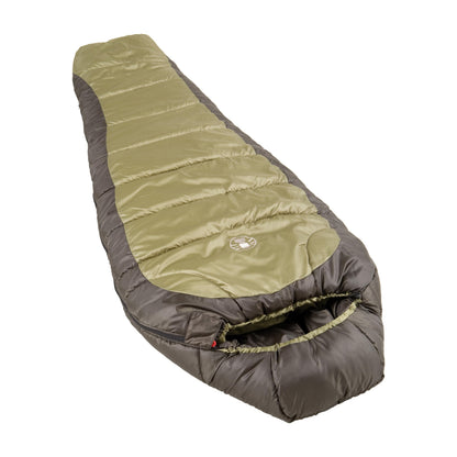Coleman North Rim 0°F Sleeping Bag, Cold-Weather Mummy Sleep Sack with No-Snag Zipper & Adjustable Hood for Warmth & Ventilation, Camping Sleeping Bag