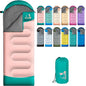 Sleeping Bags for Adults Kids - 3 Season Cold&Warm Weather Waterproof Camping Sleeping Bag - Lightweight Sleeping Bags for Camping Hiking Outdoor Travel
