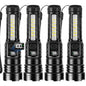 Rechargeable Flashlights High Lumens 99000 2 Pack, Super Bright Flash Light