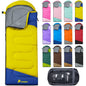 PTEROMY Sleeping Bags for Adults, Lightweight and Machine Washable, Water Resistant Backpacking Camping Sleeping Bag for Warm Cold Weather, Camping Essentials for Hiking Travel