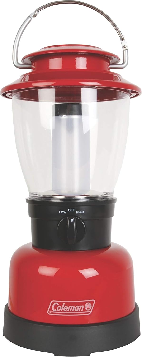Coleman 400L LED Camping Lantern, Water-Resistant, Red