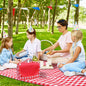 Lchkrep Picnic Blanket Beach Blankets 80"x60" Large Sandproof Waterproof Camping Portable Travel Blanket Play Mat for Outdoor Indoor Family Beach Park Grass,Hiking, Music Festival
